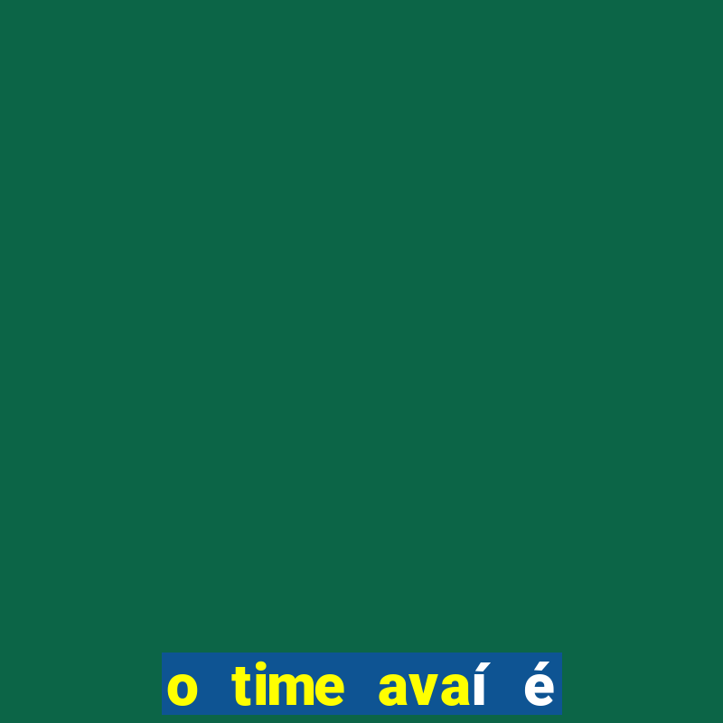 o time avaí é de qual estado