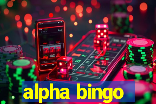 alpha bingo