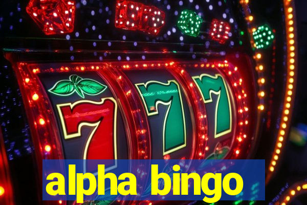 alpha bingo