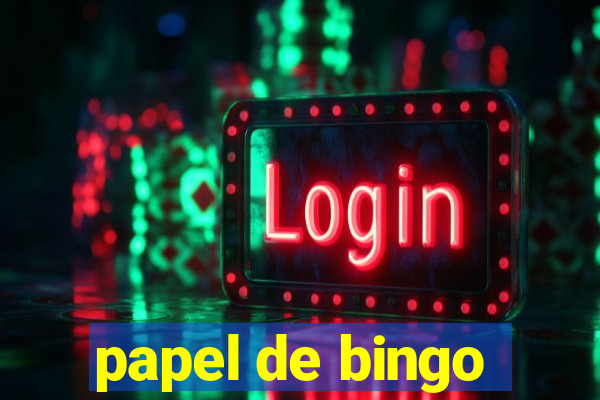 papel de bingo