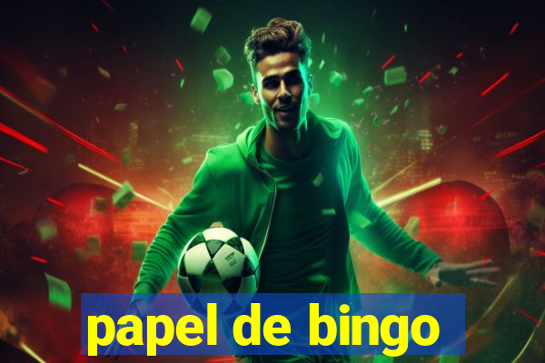 papel de bingo