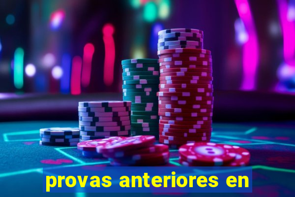 provas anteriores en