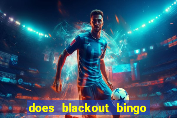 does blackout bingo really pay