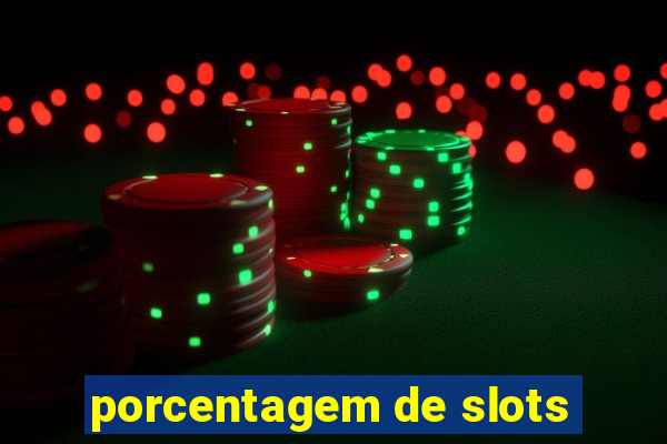 porcentagem de slots