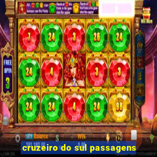 cruzeiro do sul passagens