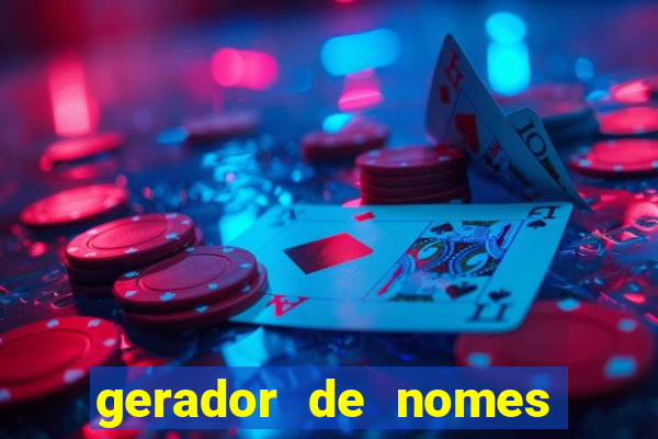 gerador de nomes para jogos