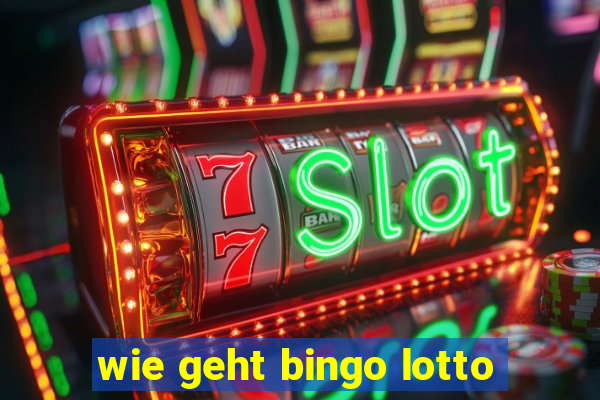 wie geht bingo lotto