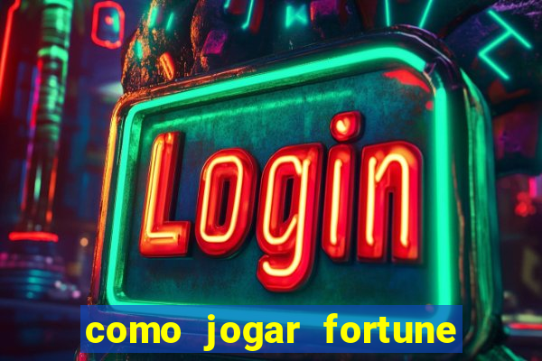 como jogar fortune rabbit demo