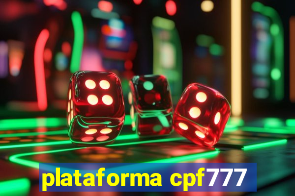 plataforma cpf777