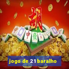 jogo de 21 baralho