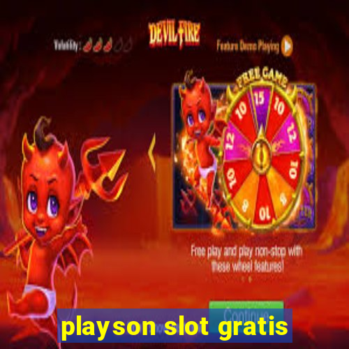 playson slot gratis