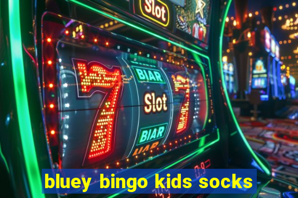 bluey bingo kids socks