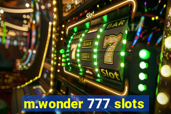 m.wonder 777 slots