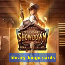 library bingo cards