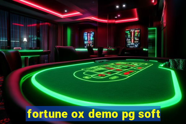 fortune ox demo pg soft