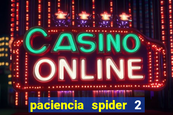 paciencia spider 2 naipes jogar