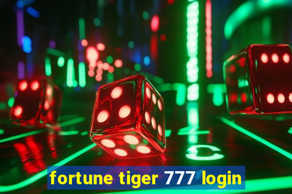 fortune tiger 777 login