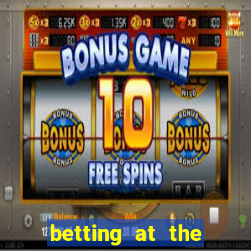 betting at the horse track