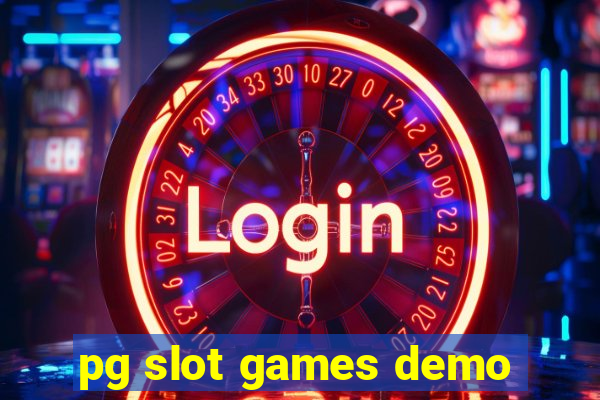 pg slot games demo