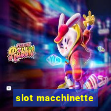 slot macchinette