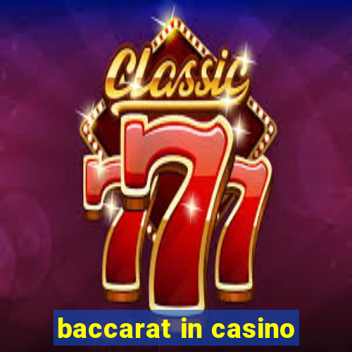 baccarat in casino