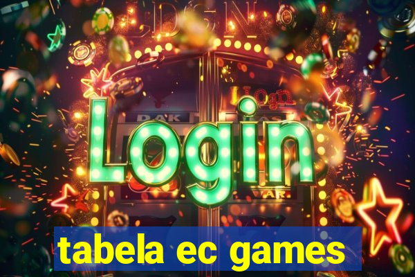 tabela ec games