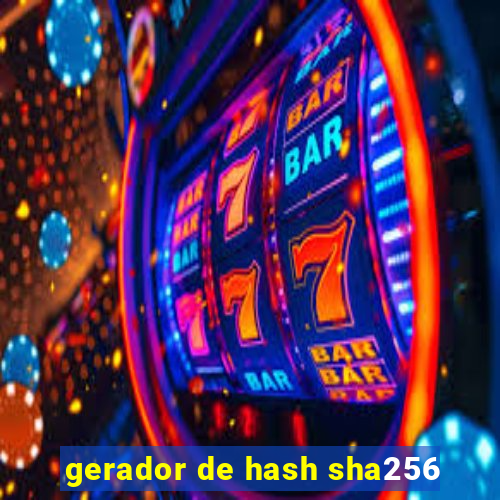 gerador de hash sha256