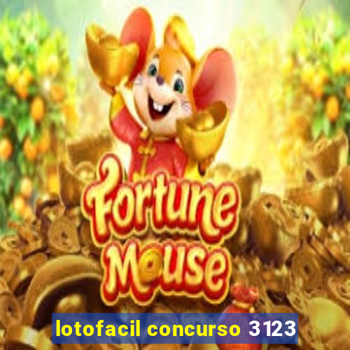 lotofacil concurso 3123