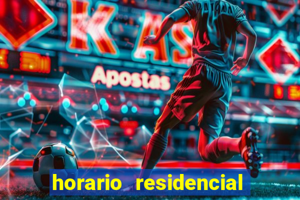 horario residencial das flores