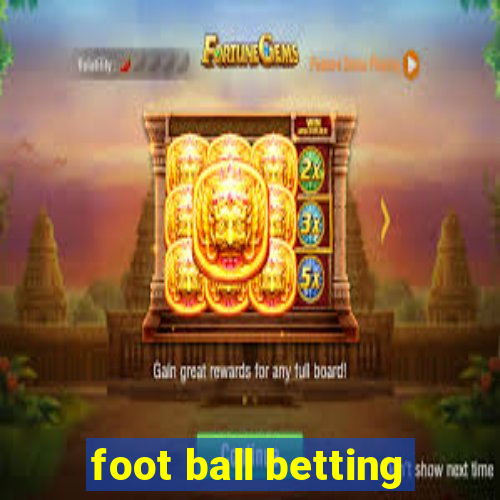 foot ball betting