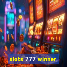 slots 777 winner