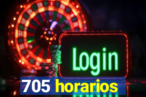 705 horarios