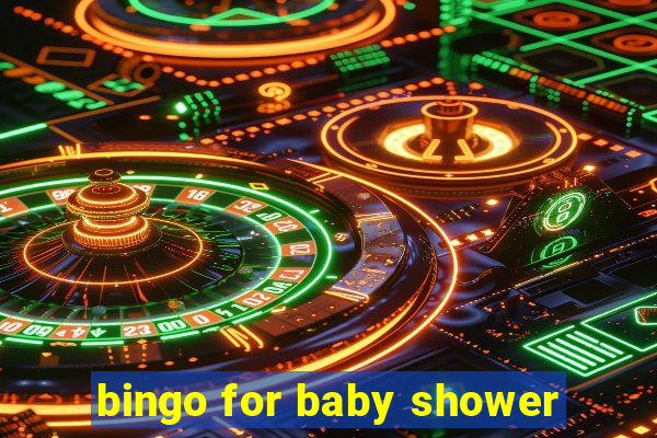 bingo for baby shower