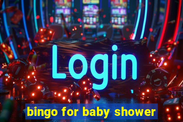 bingo for baby shower