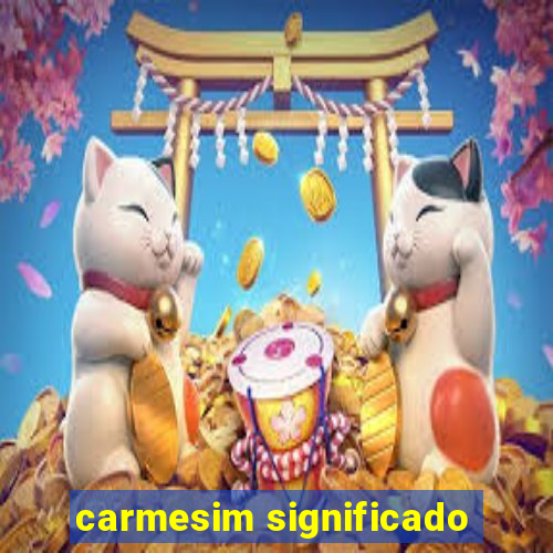 carmesim significado