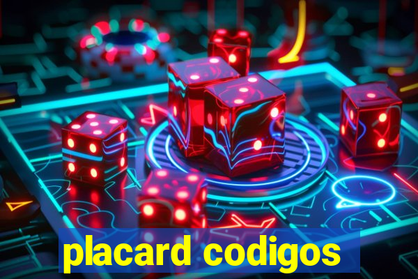 placard codigos