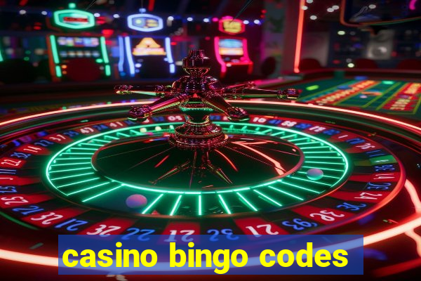 casino bingo codes