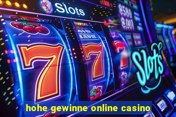 hohe gewinne online casino