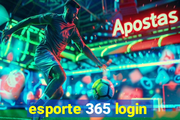 esporte 365 login