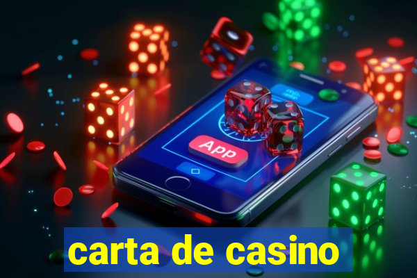 carta de casino