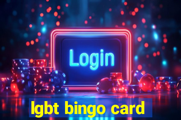 lgbt bingo card