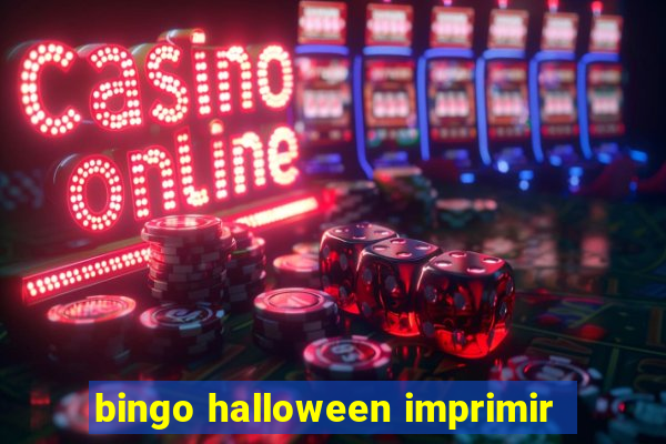 bingo halloween imprimir