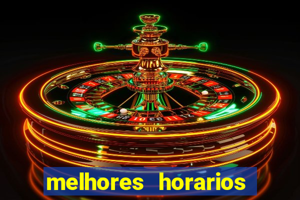 melhores horarios de jogar fortune tiger