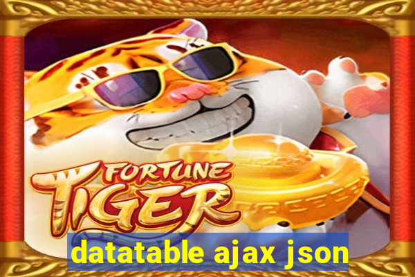 datatable ajax json