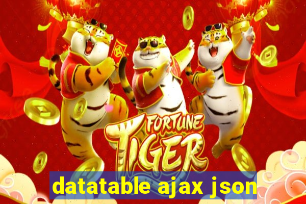 datatable ajax json