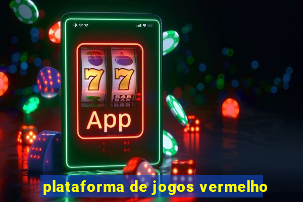 plataforma de jogos vermelho