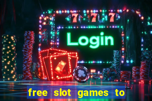 free slot games to play offline