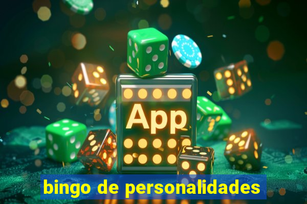 bingo de personalidades