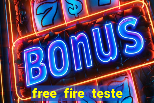 free fire teste grátis jogar agora