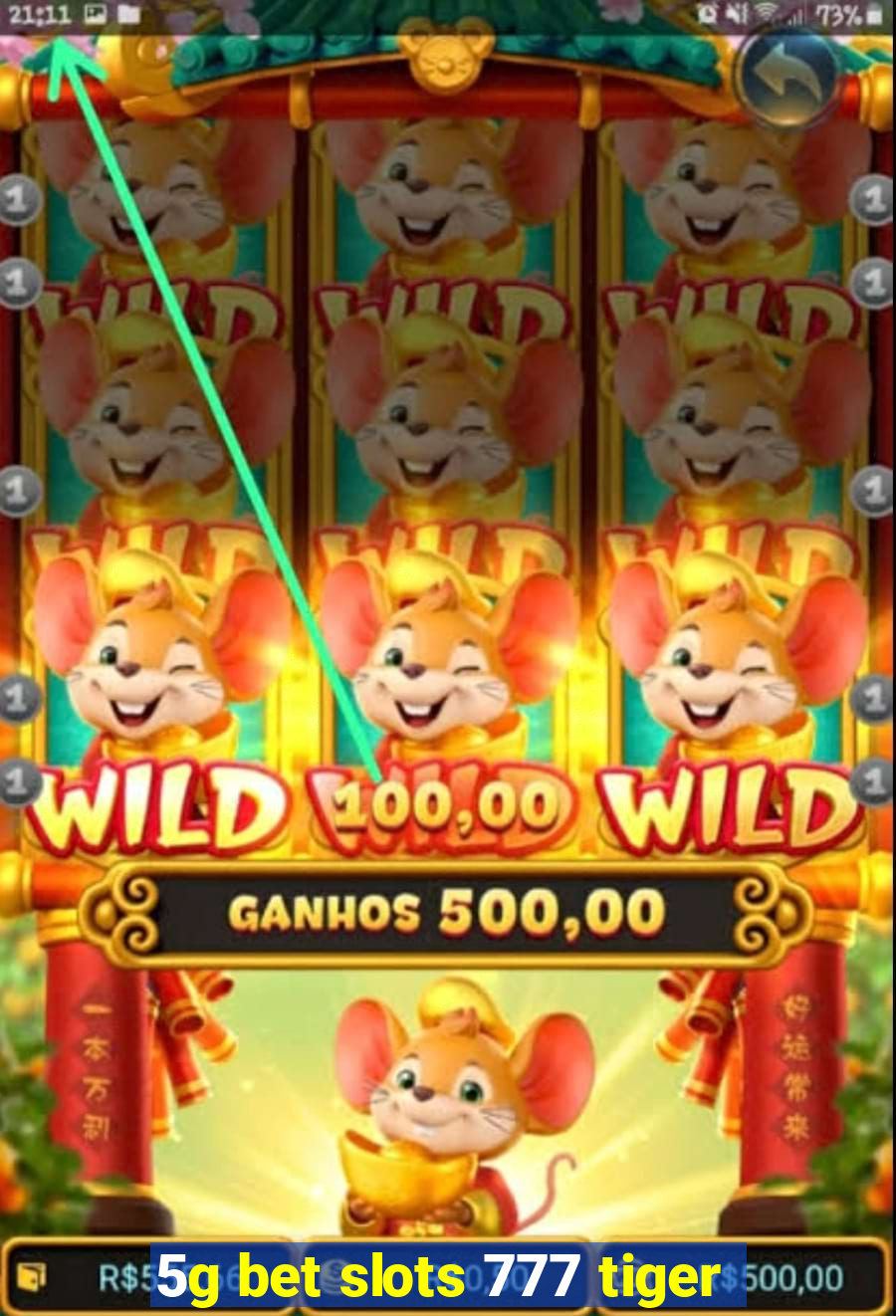 5g bet slots 777 tiger